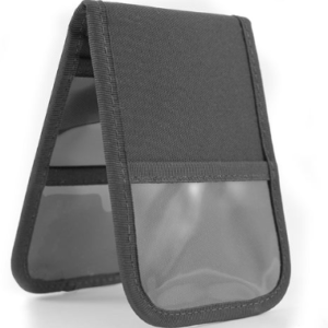 Hi-tec (HT541-19) Étui à bloc note 3'' x 5 '' avec clip métalique